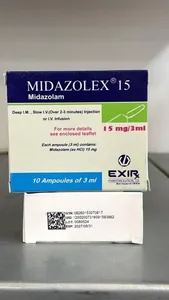 💉 میدازولکس ۱۵ میلی‌گرم 💉