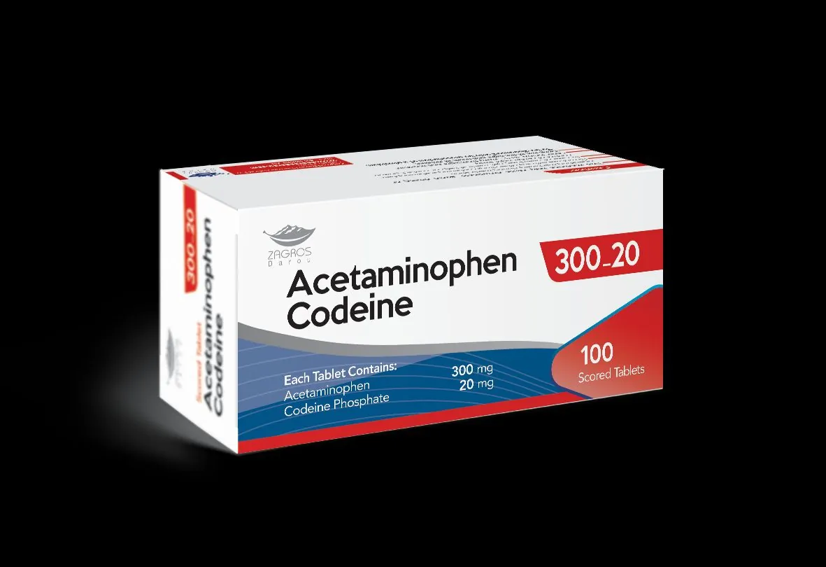 💊 قرص استامینوفن کدئین ۳۰۰/۲۰ میلی‌گرم 💊