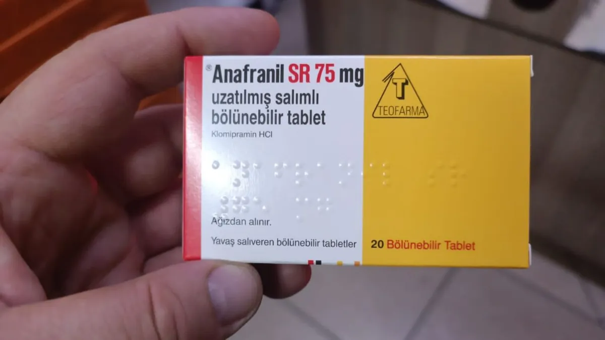 💊 قرص‌ آنافرانیل SR ۷۵ میلی‌گرم 💊