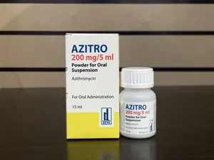 🍼 سوسپانسیون آزیترو ۲۰۰ میلی‌گرم/۵ میلی‌لیتر 🍼