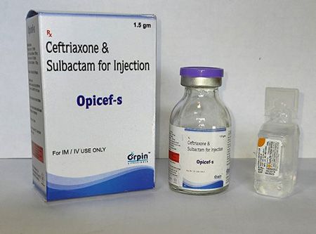 💉 سفتریاکسون و سولباکتام ۱.۵ گرم 💉