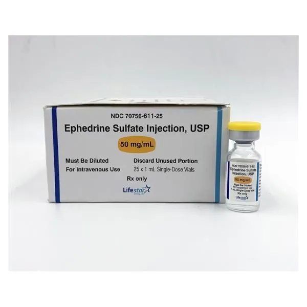 💉 Ephedrine Sulfate 50mg/mL Injection 💉
