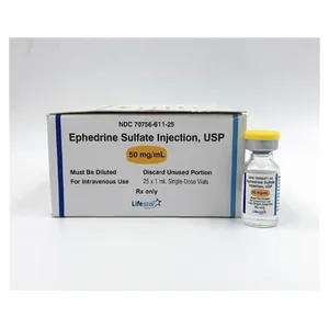 💉 افدرین سولفات ۵۰ میلی‌گرم/میلی‌لیتر 💉