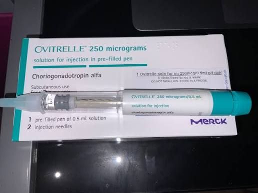 💉 اوویترل ۲۵۰ میکروگرم/۰.۵ میلی‌لیتر 💉