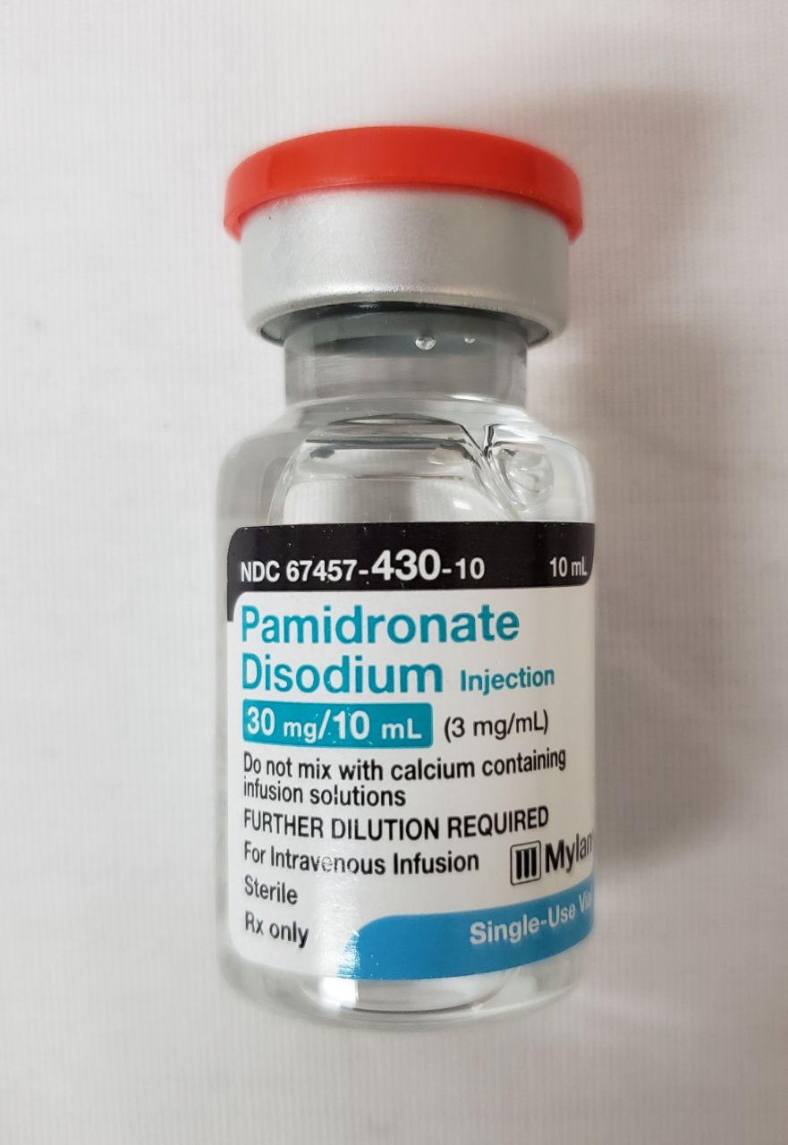 💉 پامیدرونات دی‌سدیم ۳۰ میلی‌گرم/۱۰ میلی‌لیتر 💉