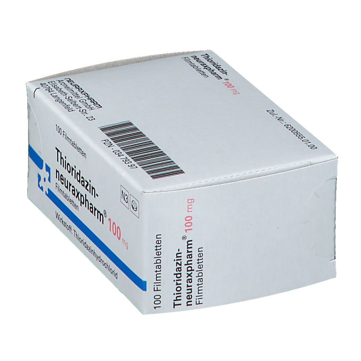 💊 قرص تیوریدازین نوراکسفارم ۱۰۰ میلی‌گرم 💊