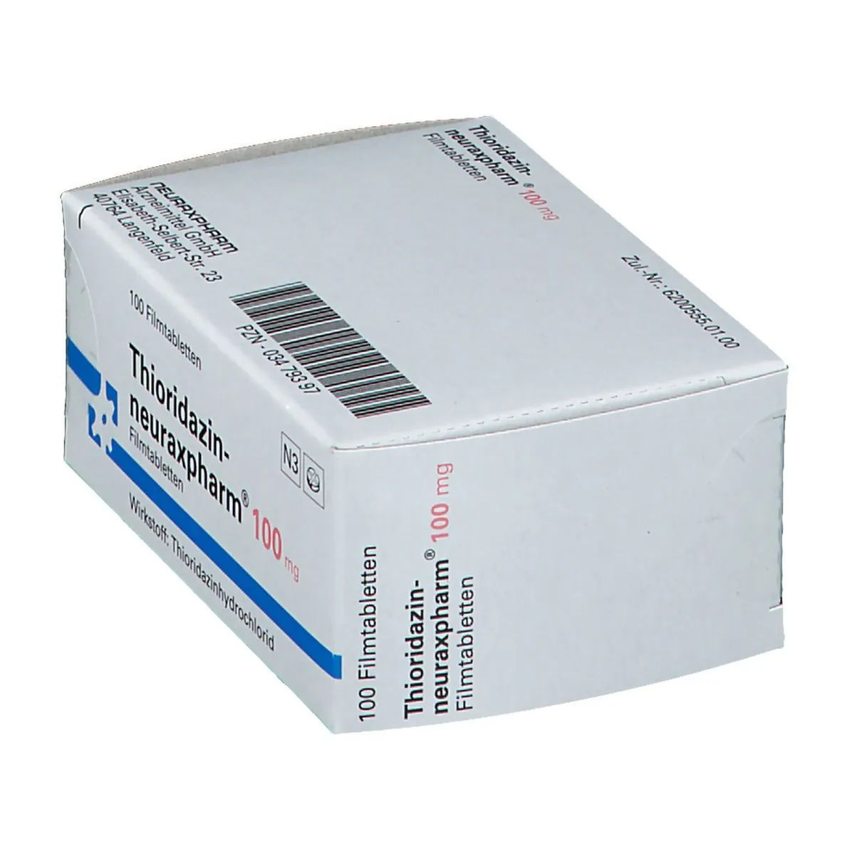 💊 قرص تیوریدازین نوراکسفارم ۱۰۰ میلی‌گرم 💊