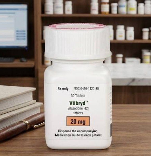 💊 قرص ویبراید ویلازودون HCl ۲۰ میلی‌گرم 💊