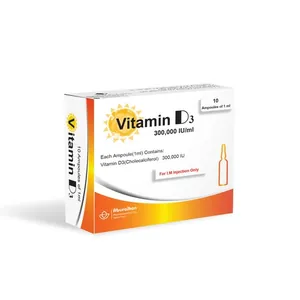 💉 آمپول ویتامین D3 آبوریحان ۳۰۰,۰۰۰ IU/میلی‌لیتر 💉